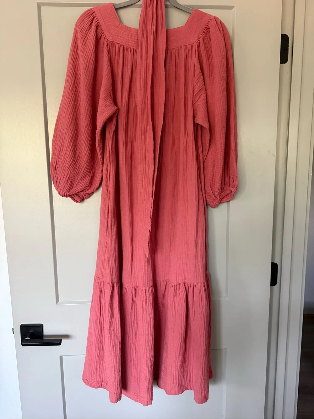 Summersalt The Going Places Gauze Midi Dress in Faded Rose Size Small